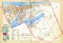 Fall River City Index Map, Bristol County 1895